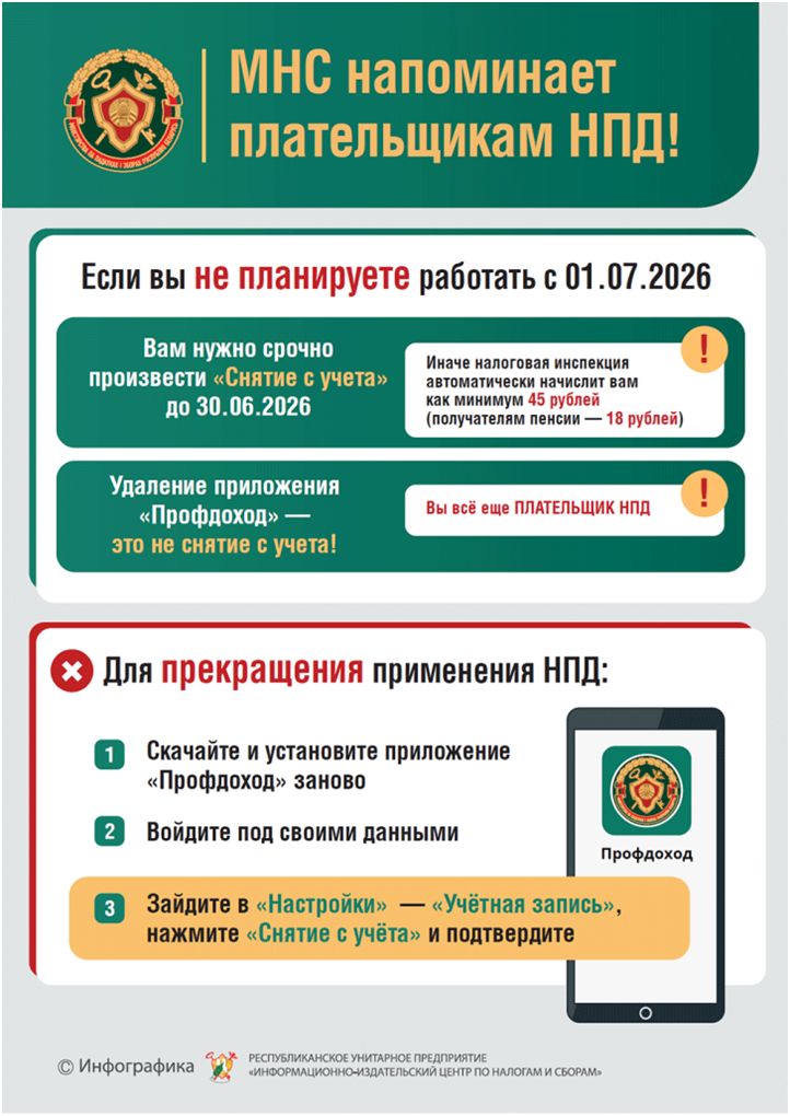 ИМНС информирует !!!